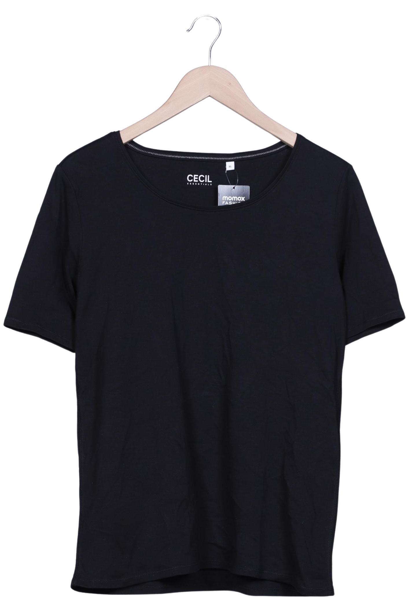 Cecil Damen T-Shirt, Schwarz, Gr. XL