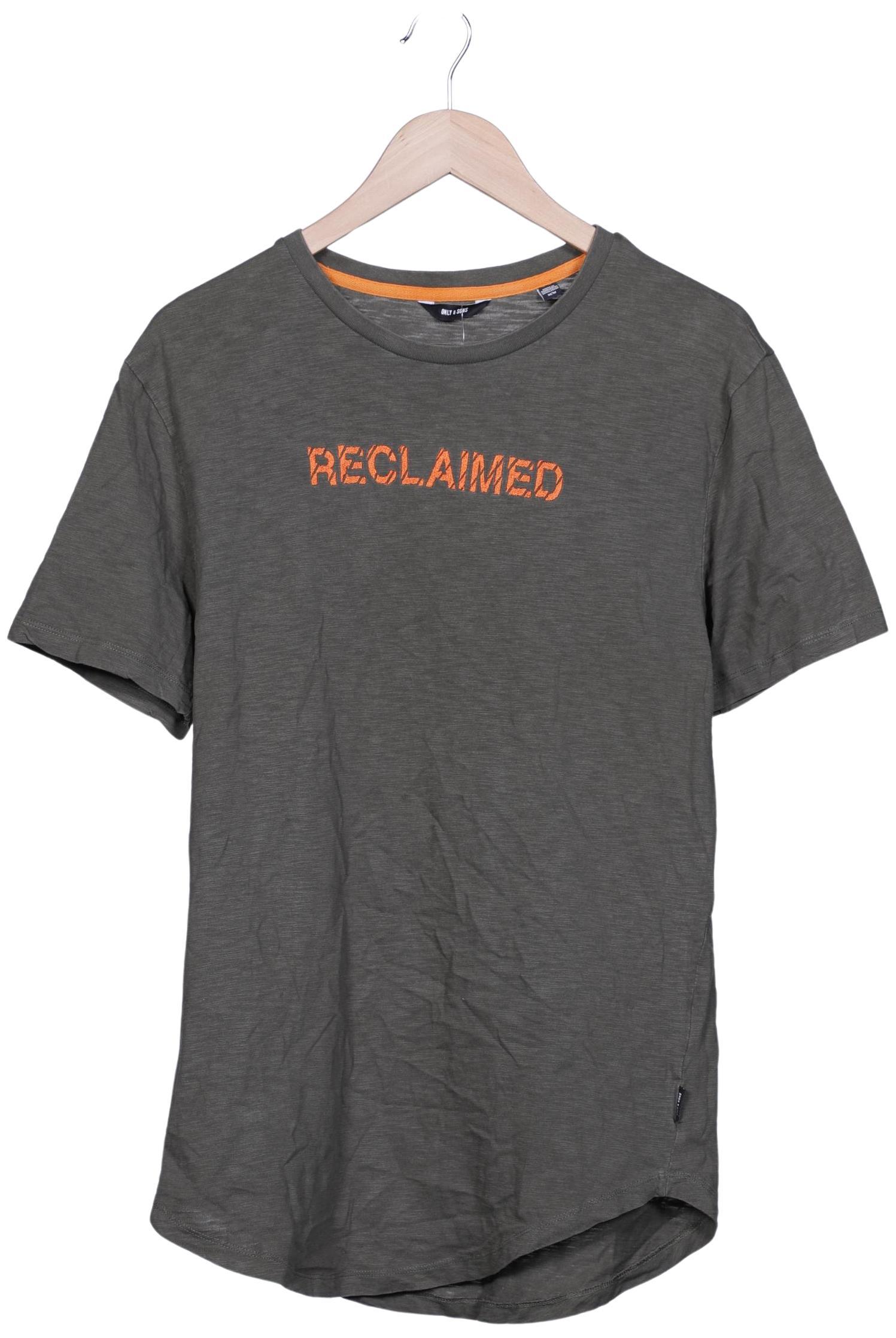 Only & Sons Herren T-Shirt, Grün, Gr. M