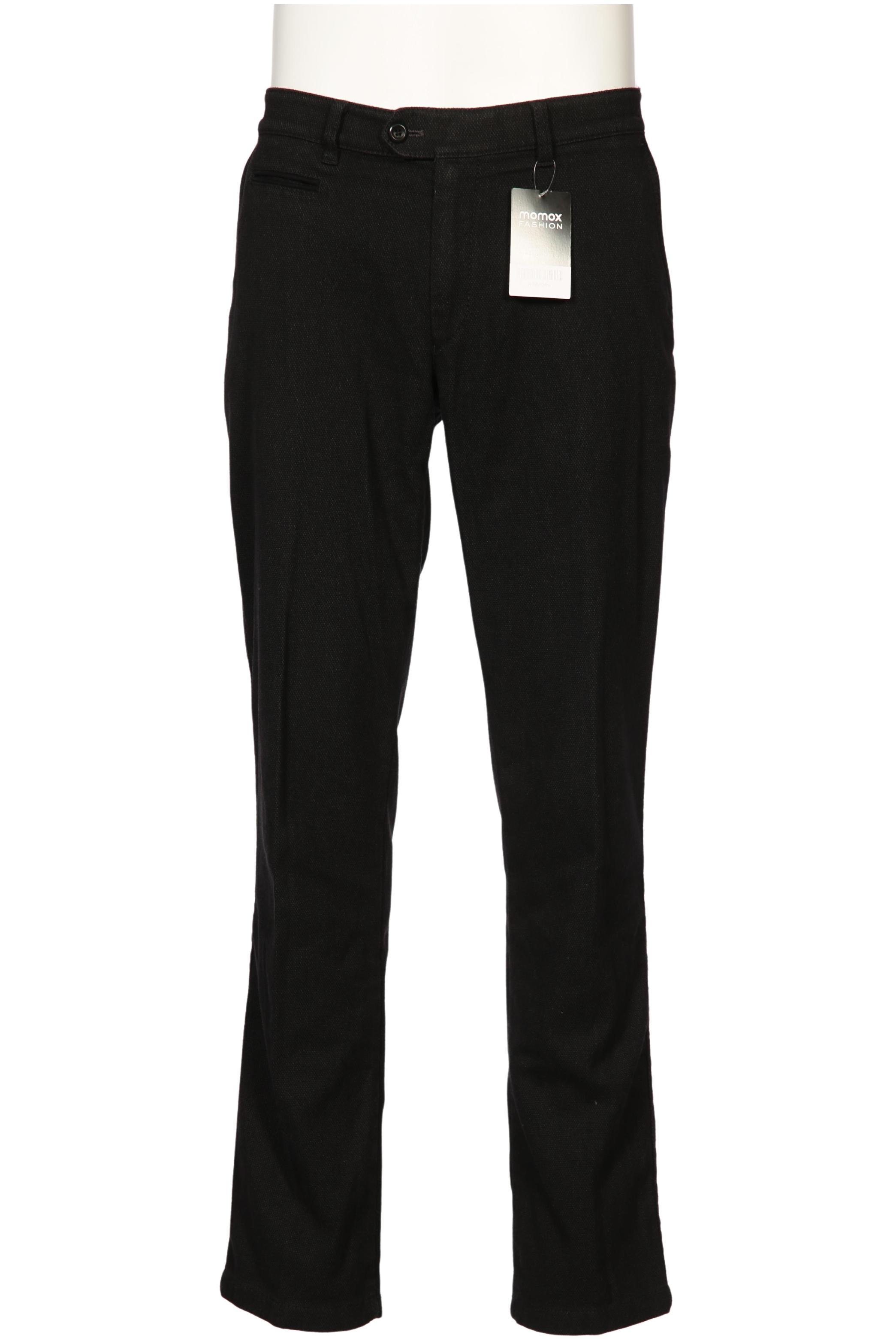 Brax Herren Stoffhose, Schwarz, Gr. W34