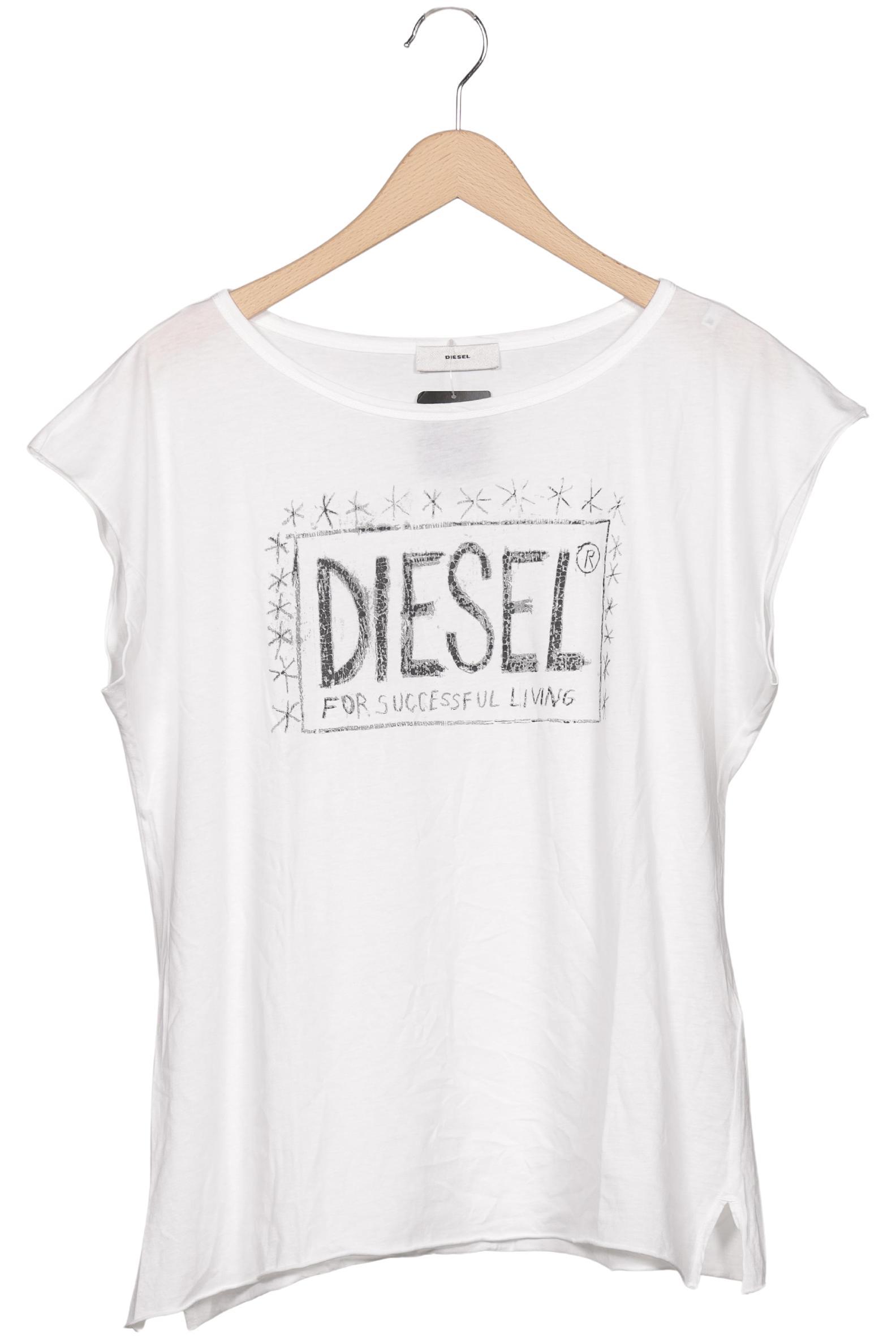 Diesel Damen T-Shirt, Weiß, Gr. XL