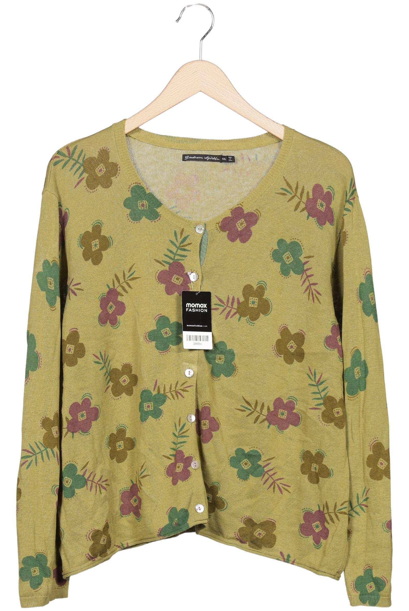 Gudrun Sjödén Damen Strickjacke, Grün, Gr. XXL