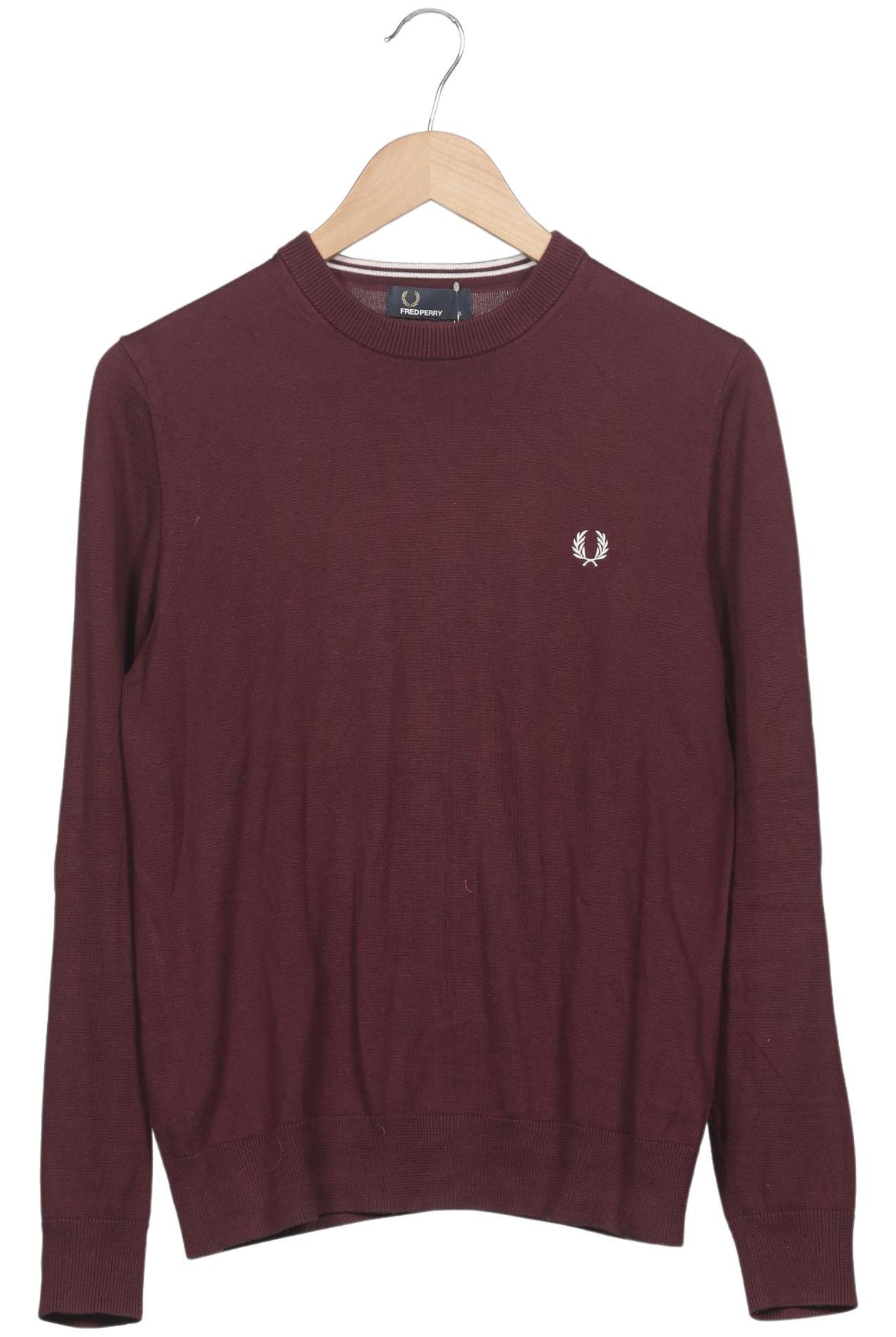 Fred Perry Herren Pullover, Bordeaux, Gr. S