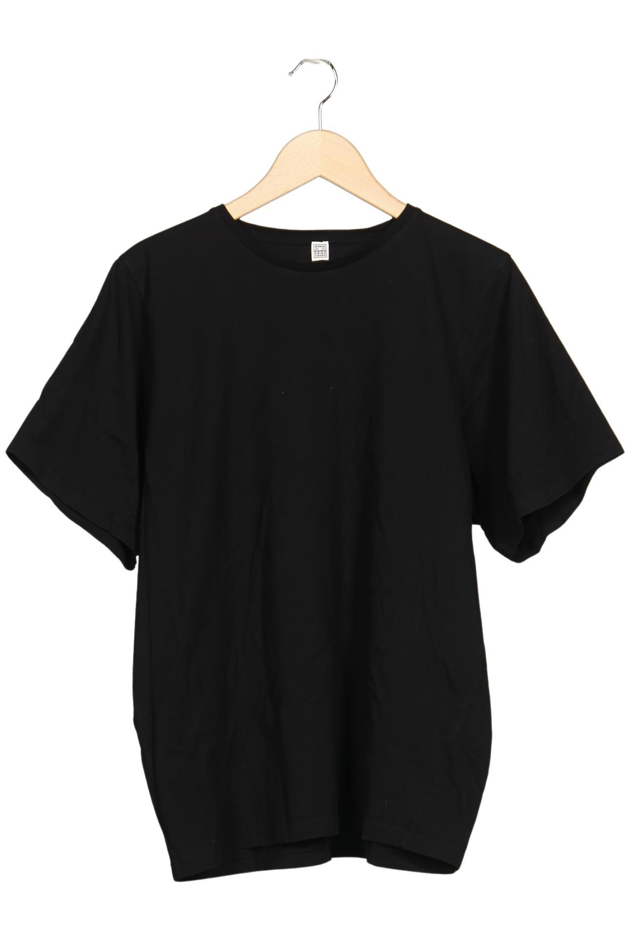 Toteme Damen T-Shirt, Schwarz, Gr. L