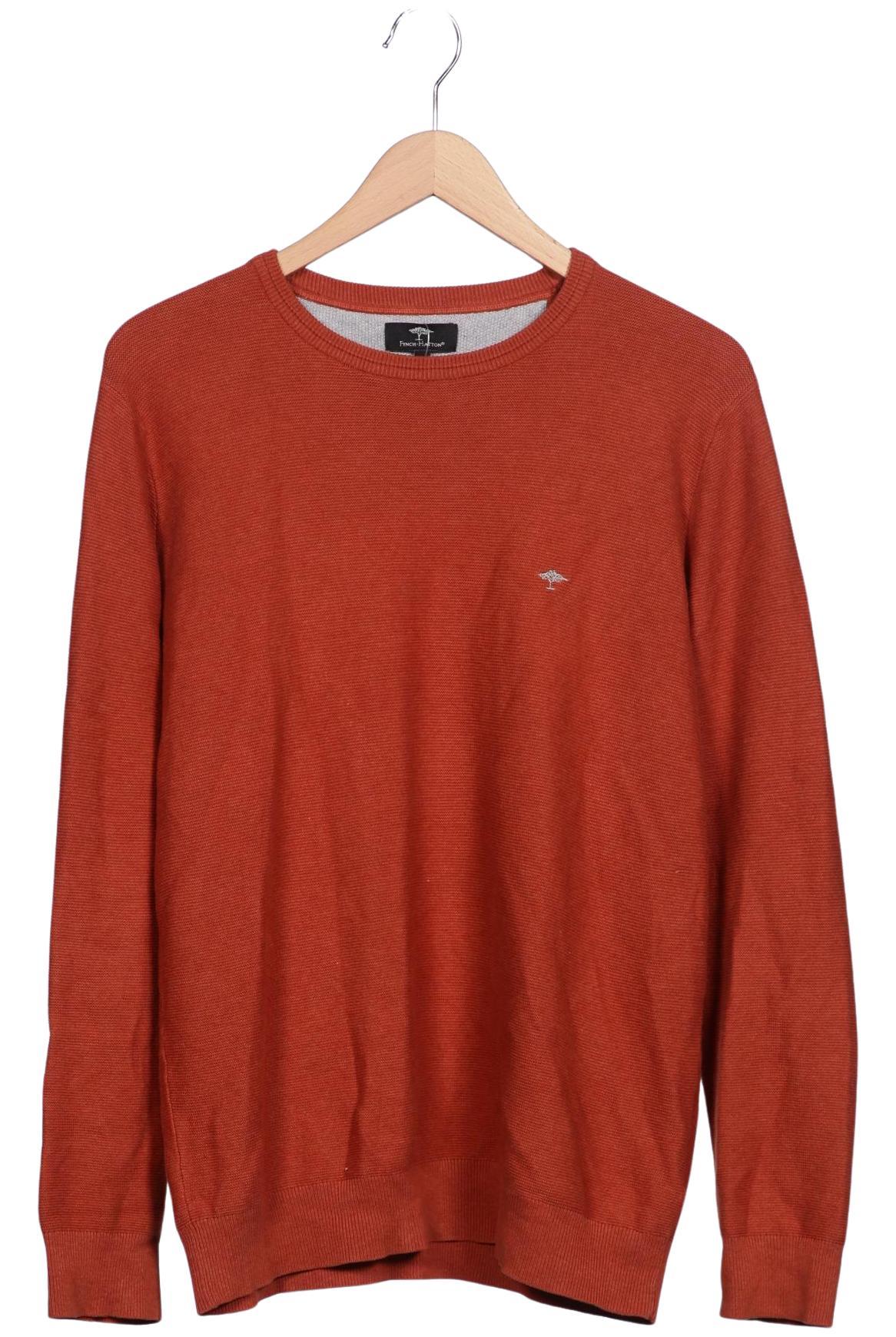 Fynch Hatton Herren Pullover, Orange, Gr. L