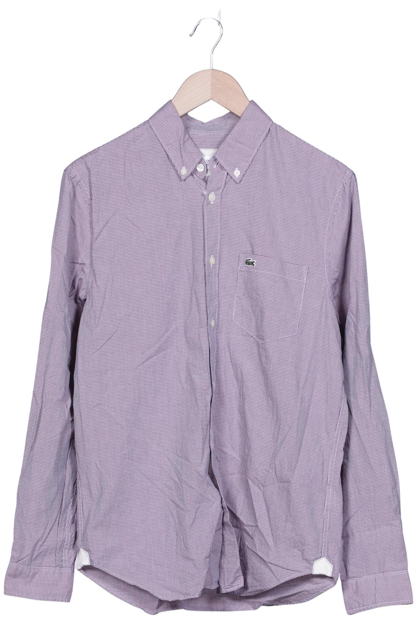 Lacoste Herren Hemd, Lila, Gr. EU 39