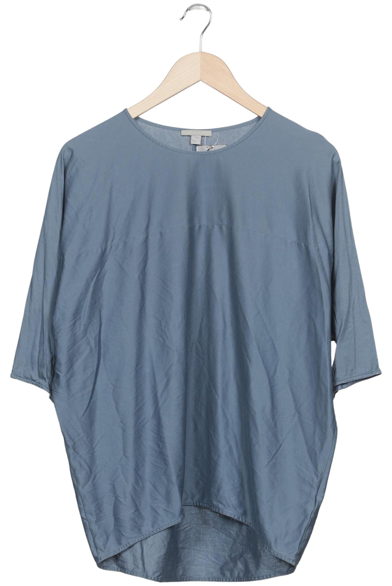 COS Damen T-Shirt, Hellblau, Gr. XS