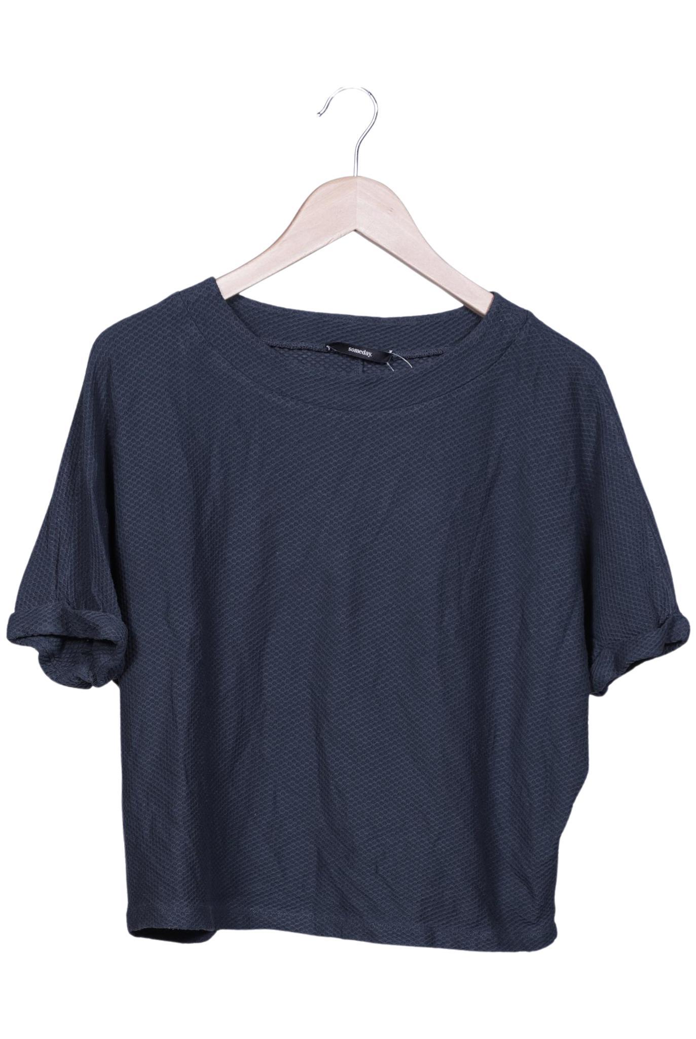 someday. Damen T-Shirt, Marineblau, Gr. S