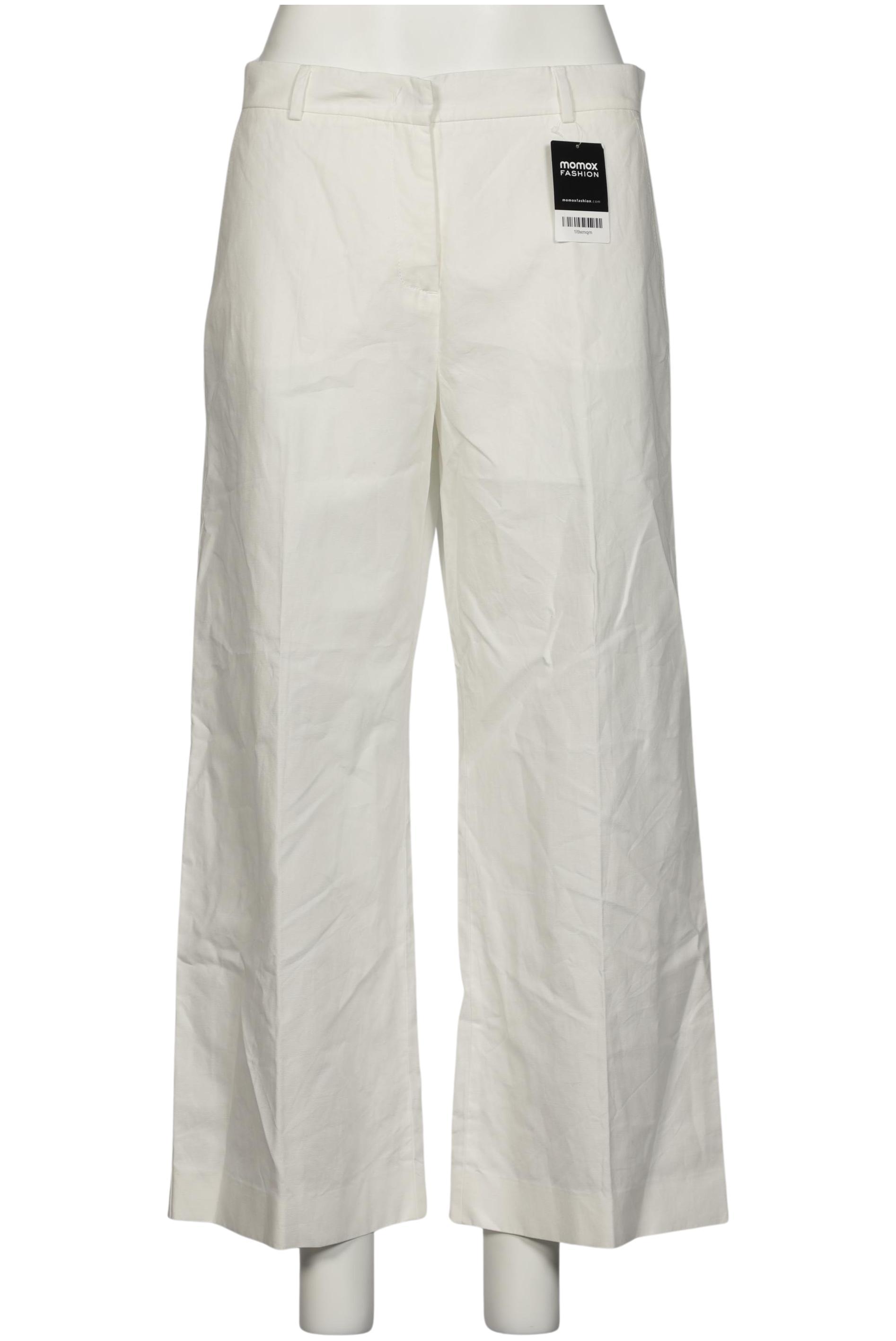 Weekend Max Mara Damen Stoffhose, Cremeweiß, Gr. EU 44