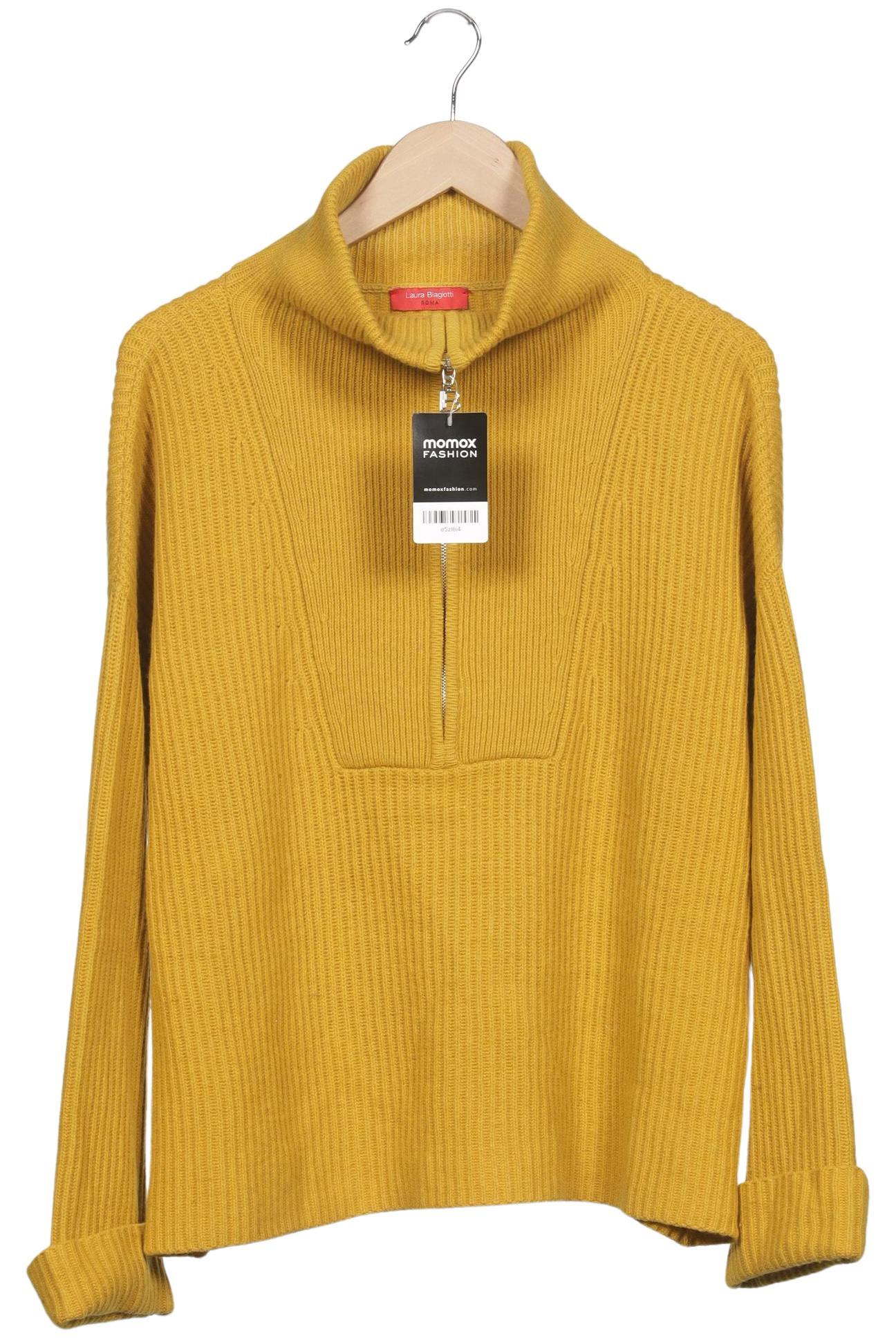 Laura Biagiotti Damen Pullover, Gelb, Gr. EU 46
