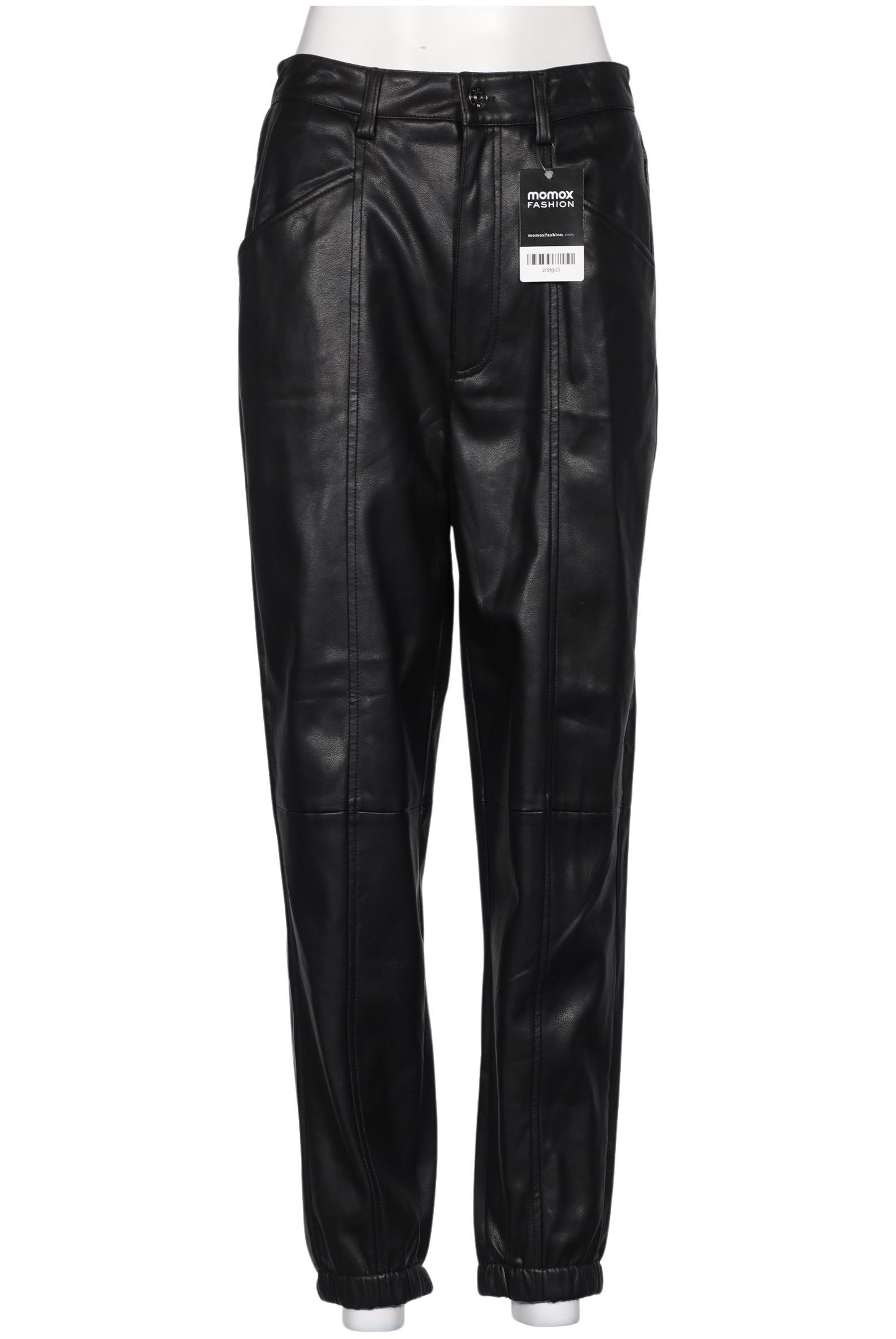 Oui Damen Stoffhose, Schwarz, Gr. EU 38