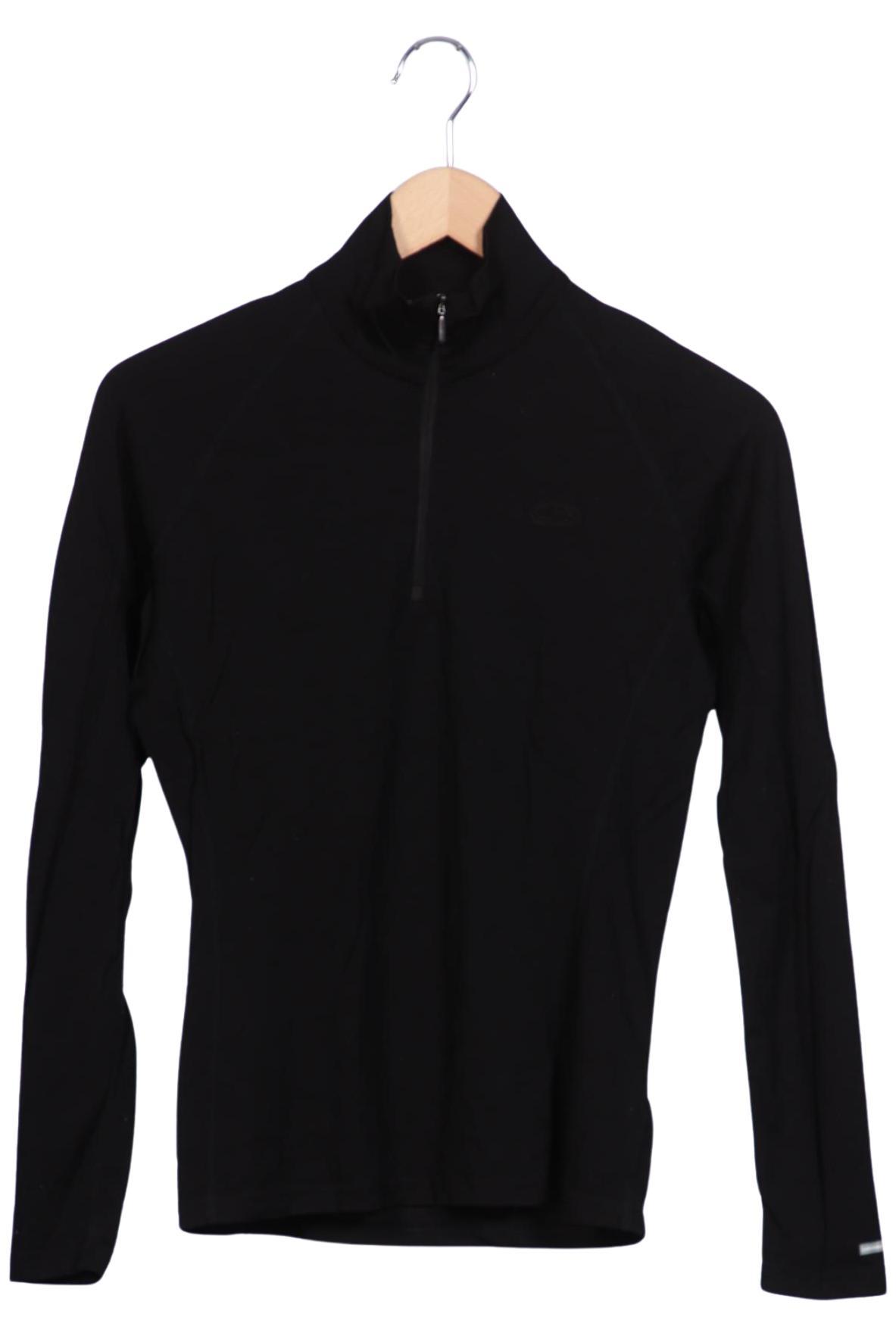 Icebreaker Damen Langarmshirt, Schwarz, Gr. M