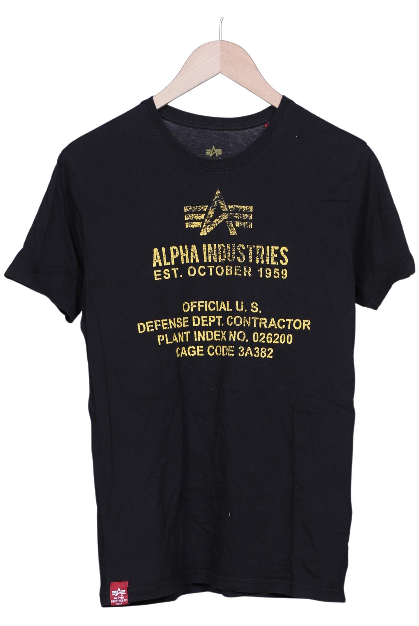 Alpha industries Herren T-Shirt, Mehrfarbig, Gr. S