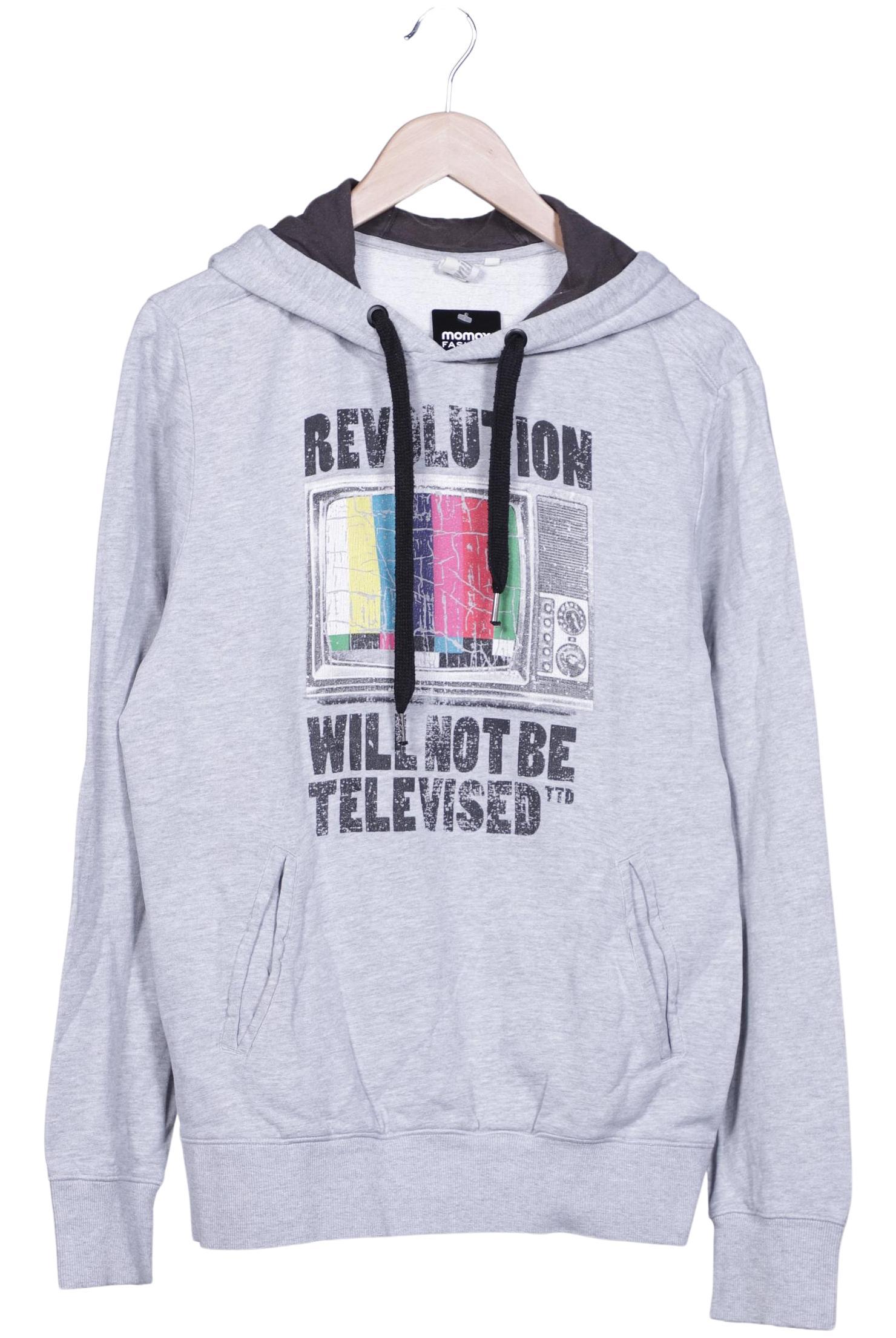 TOM Tailor Denim Herren Kapuzenpullover, Grau, Gr. L