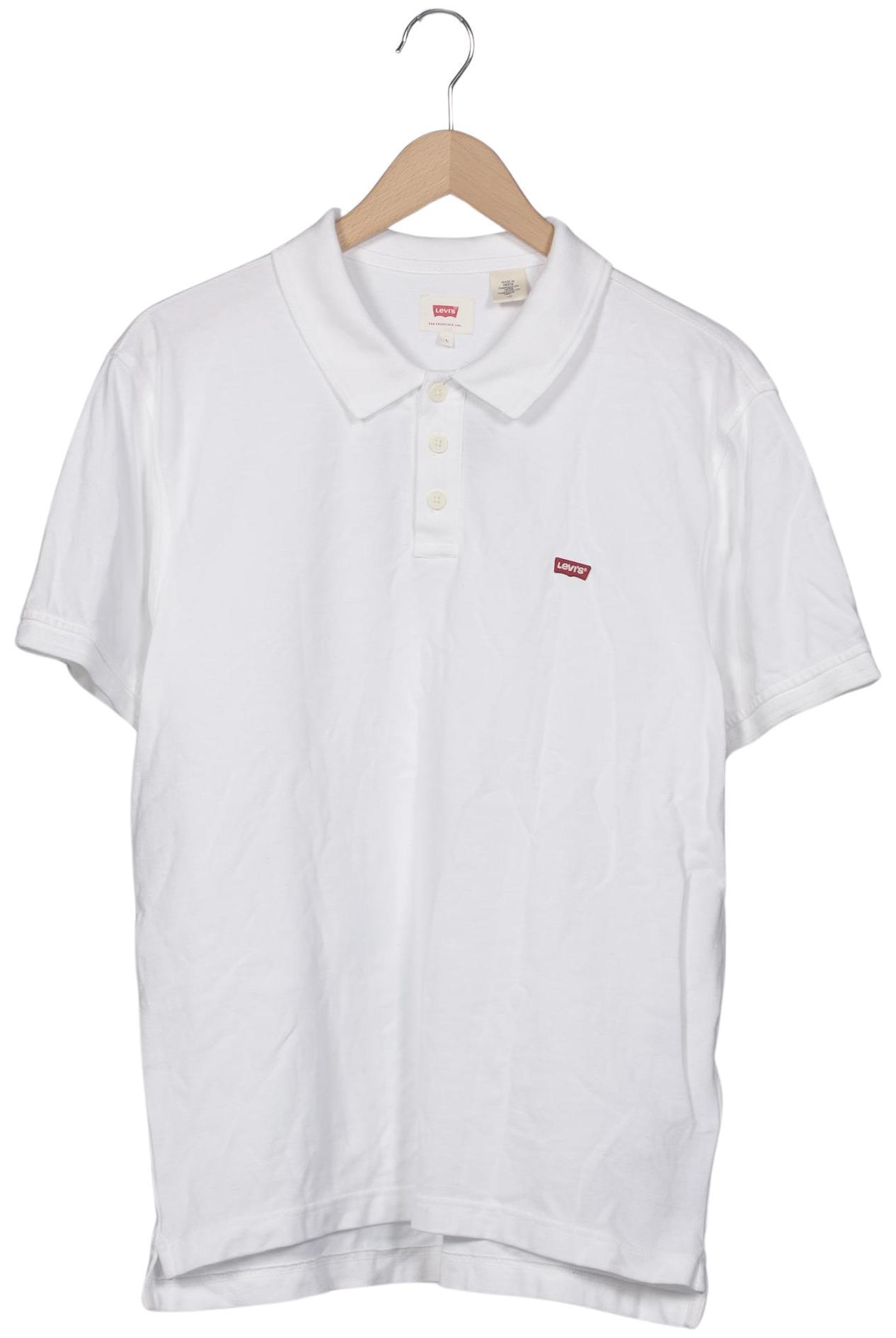 Levis Herren Poloshirt, Weiß, Gr. L