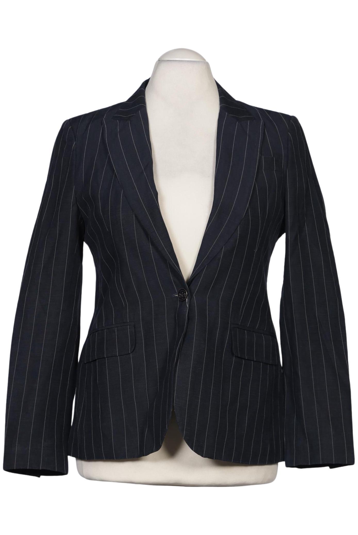 Massimo Dutti Damen Blazer, Marineblau, Gr. EU 42