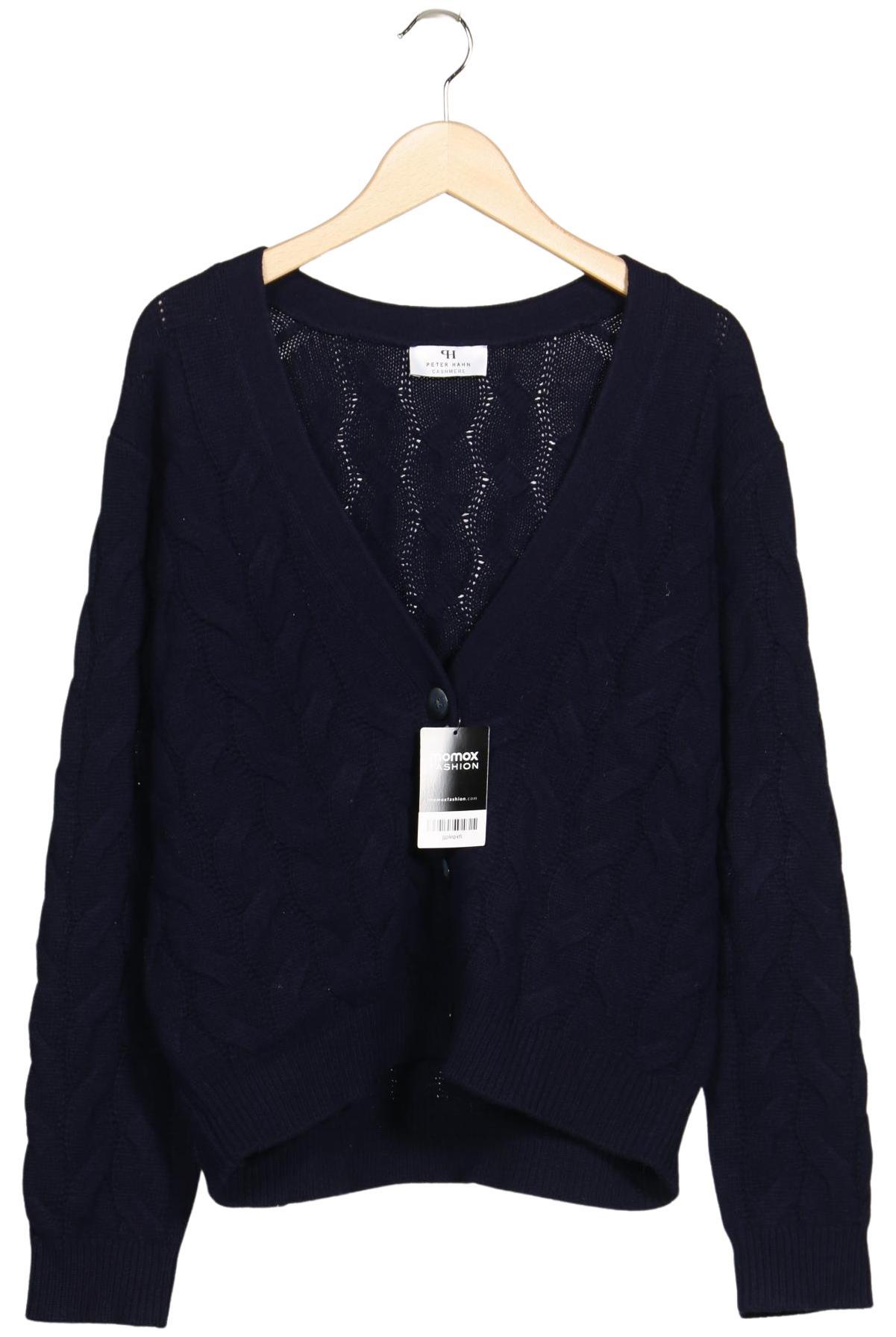 Peter Hahn Damen Strickjacke, Marineblau, Gr. EU 44
