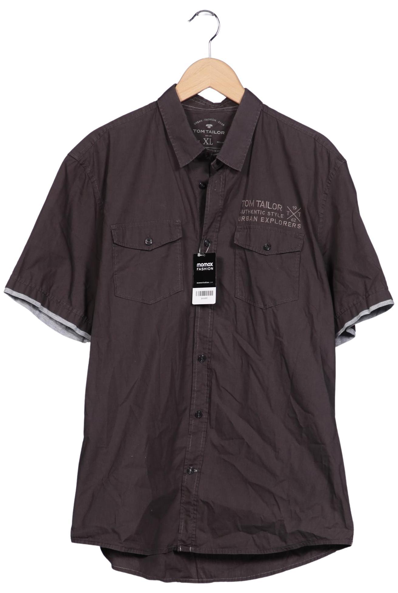 Tom Tailor Herren Hemd, Grau, Gr. XL