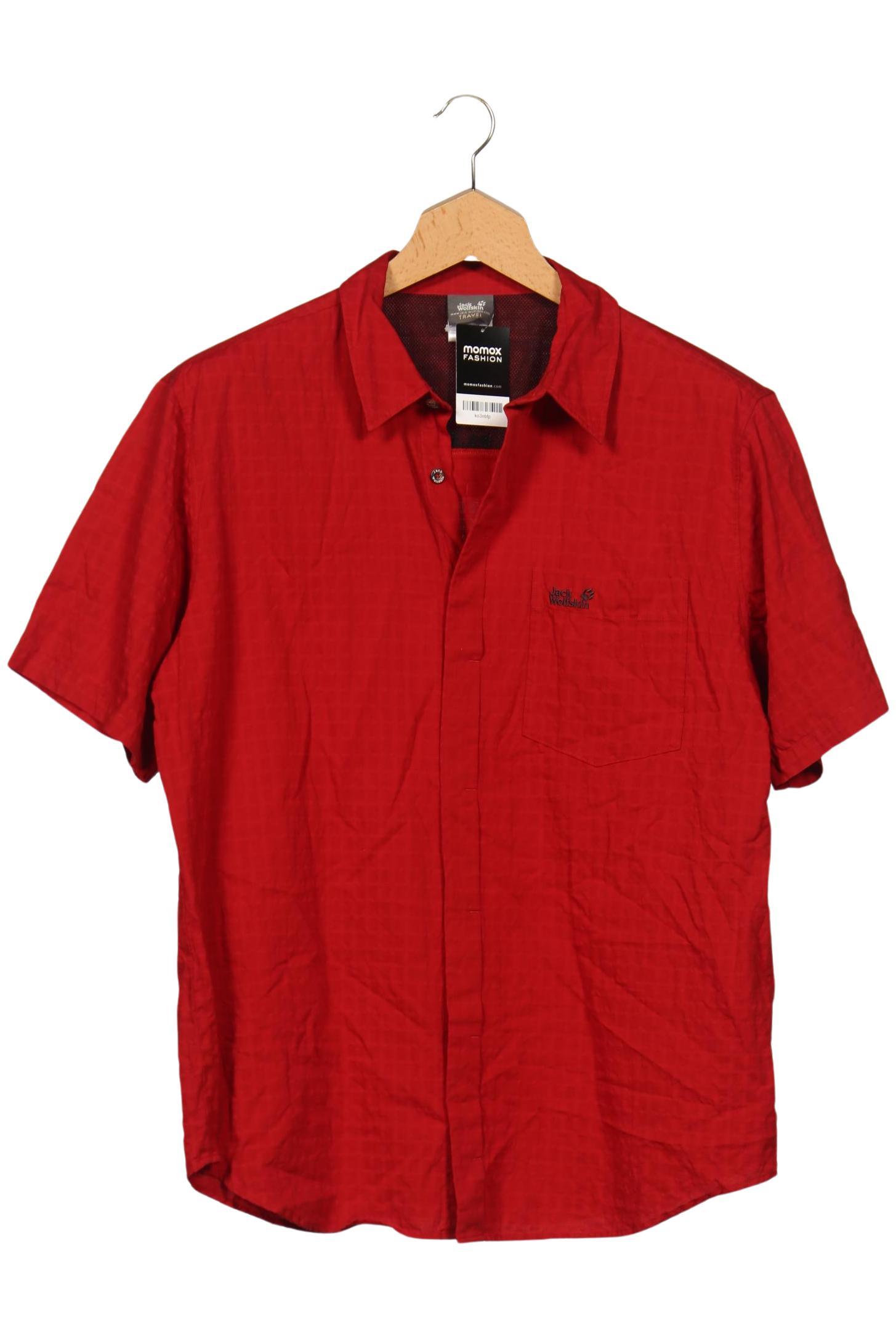 Jack Wolfskin Herren Hemd, Rot, Gr. EU 58