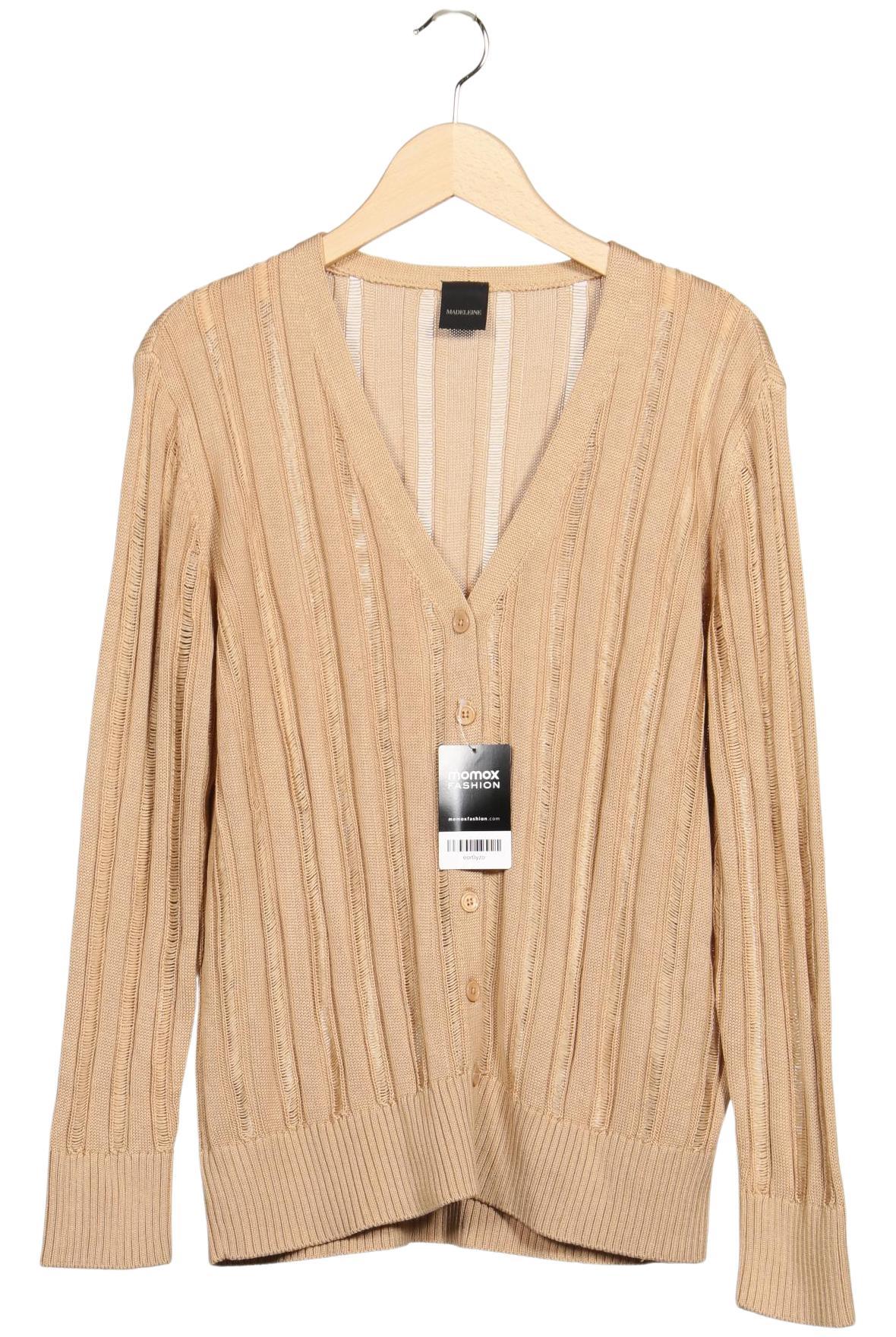 Madeleine Damen Strickjacke, Beige, Gr. EU 44
