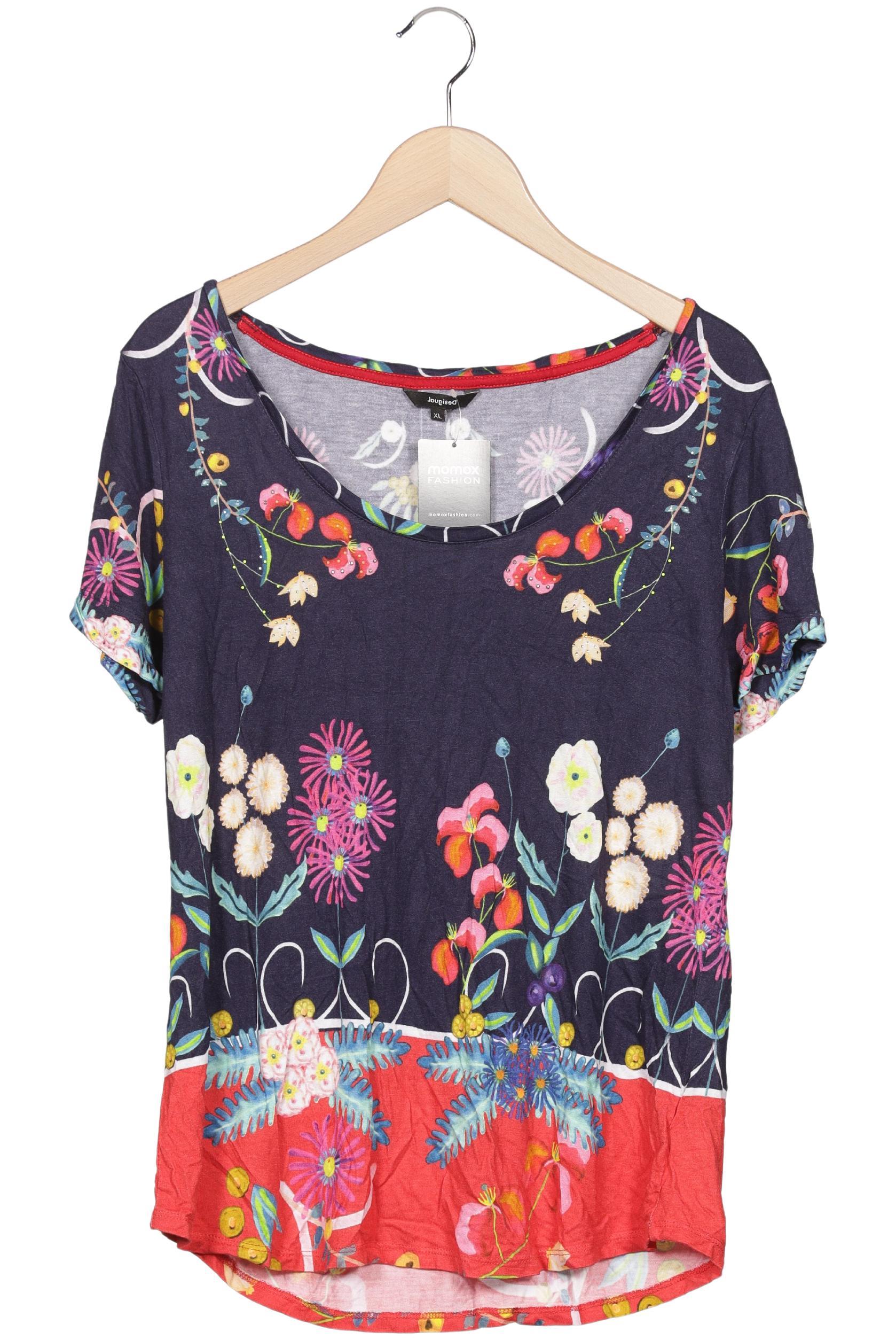 Desigual Damen T-Shirt, Marineblau, Gr. XL