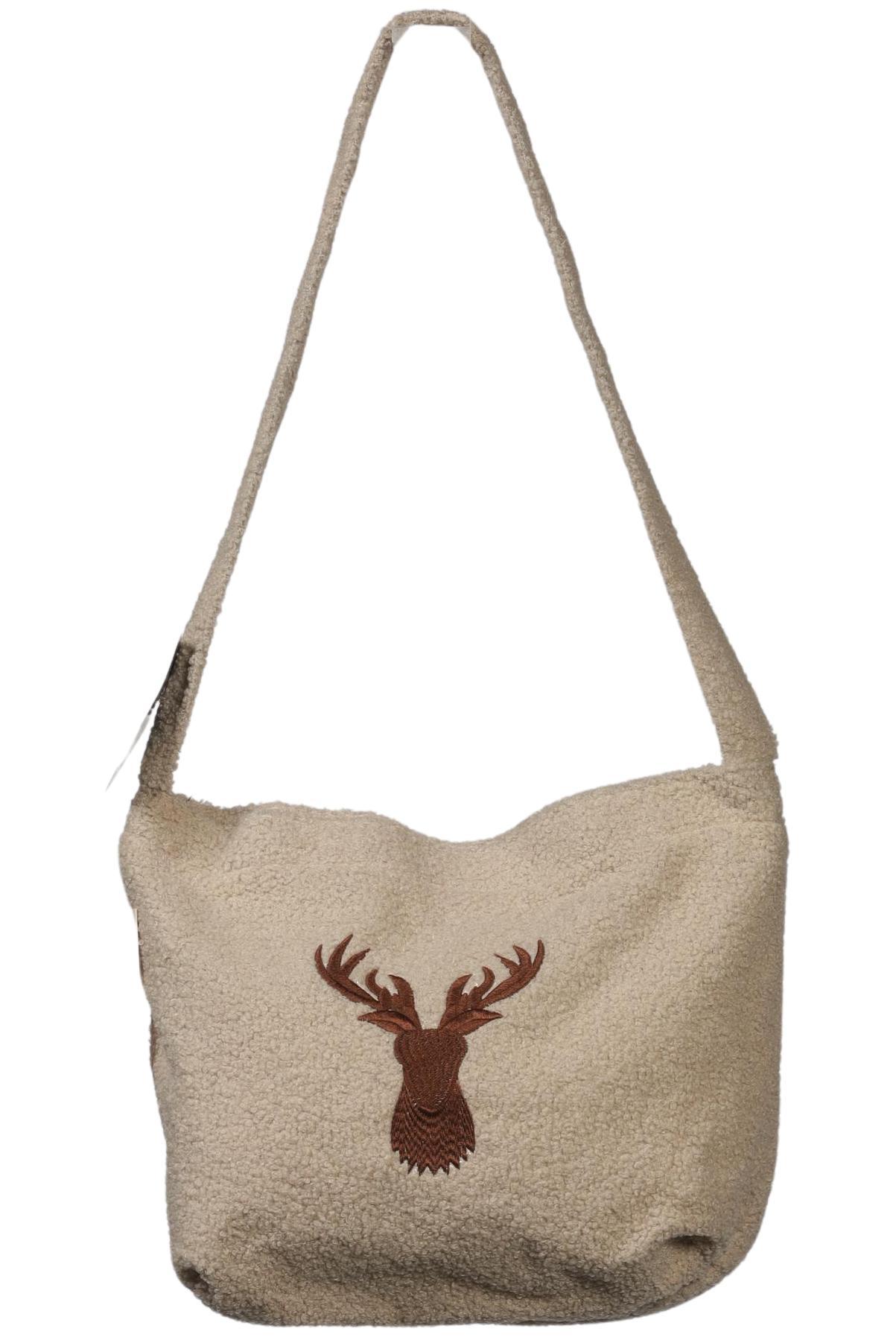 Zwillingsherz Damen Handtasche gross, Beige, Gr.