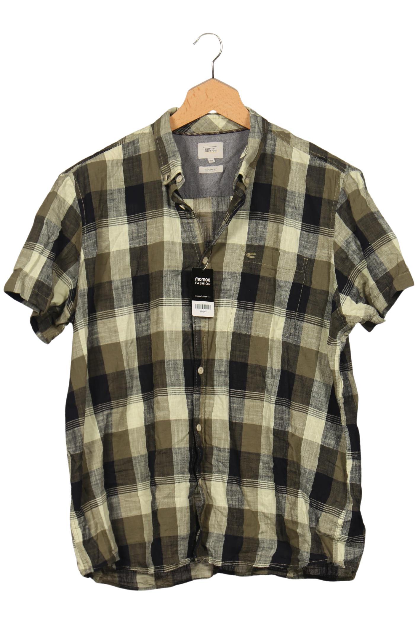 camel active Herren Hemd, Mehrfarbig, Gr. 3XL