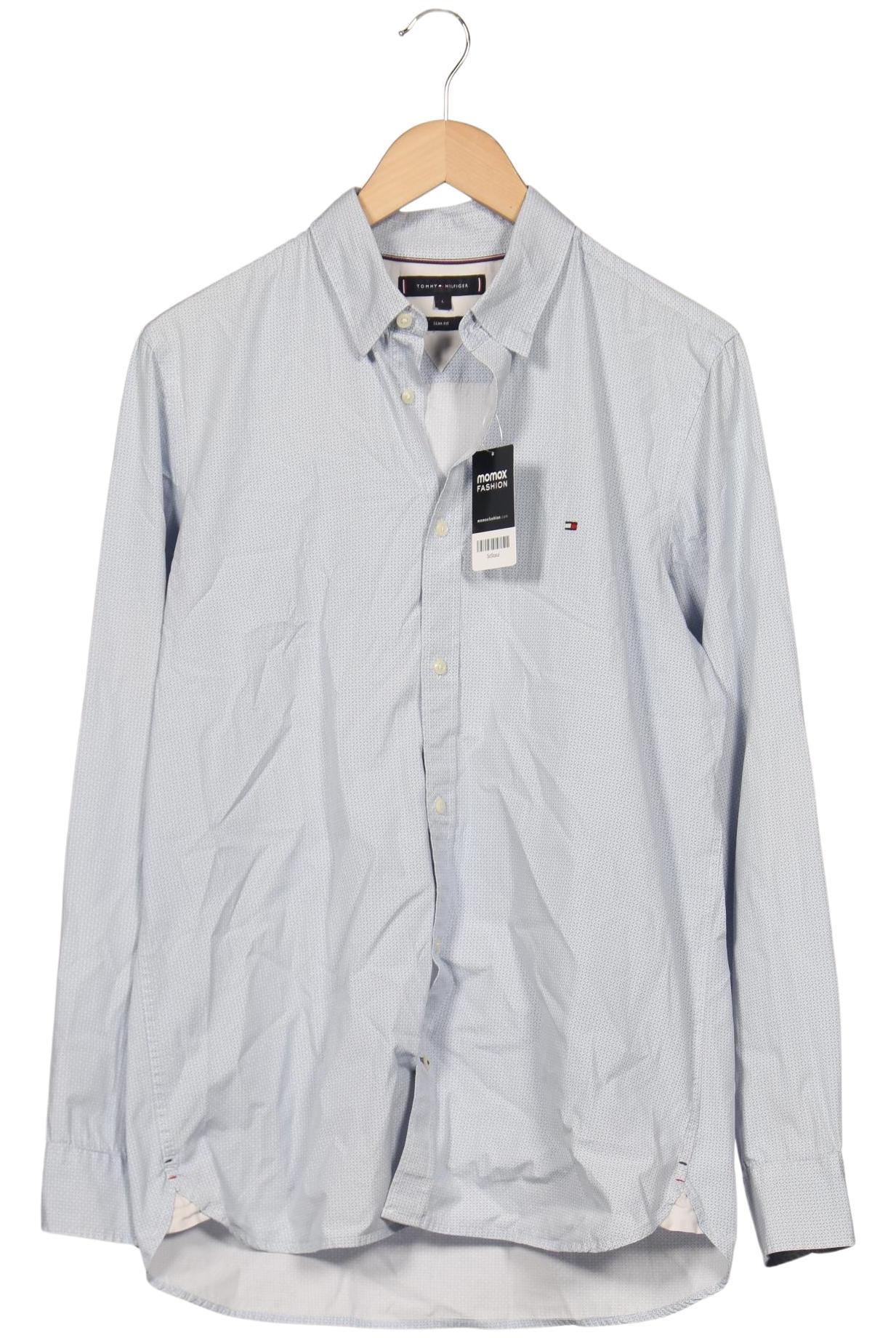 Tommy Hilfiger Herren Hemd, Hellblau, Gr. L