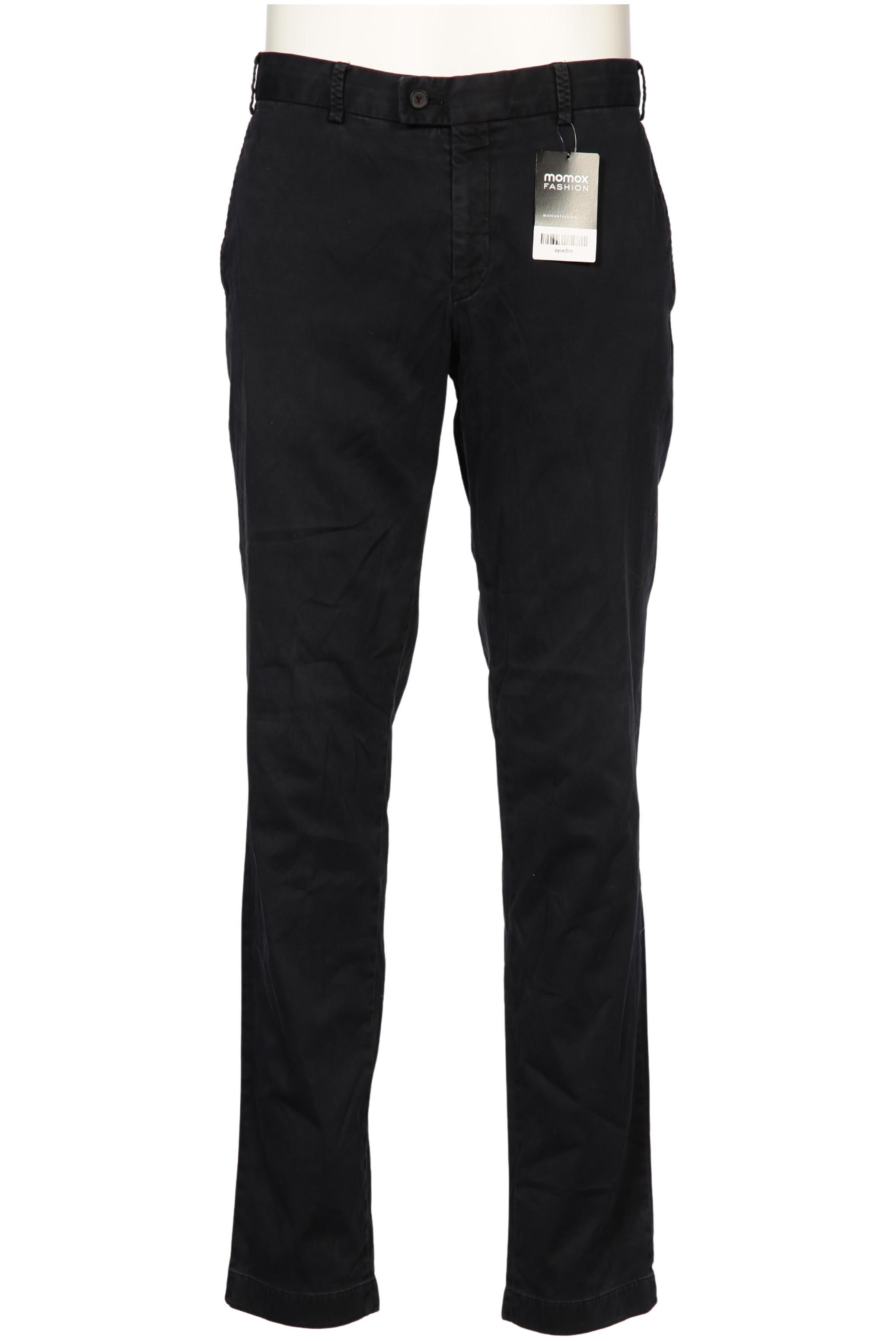 Van Laack Herren Stoffhose, Marineblau, Gr. EU 52