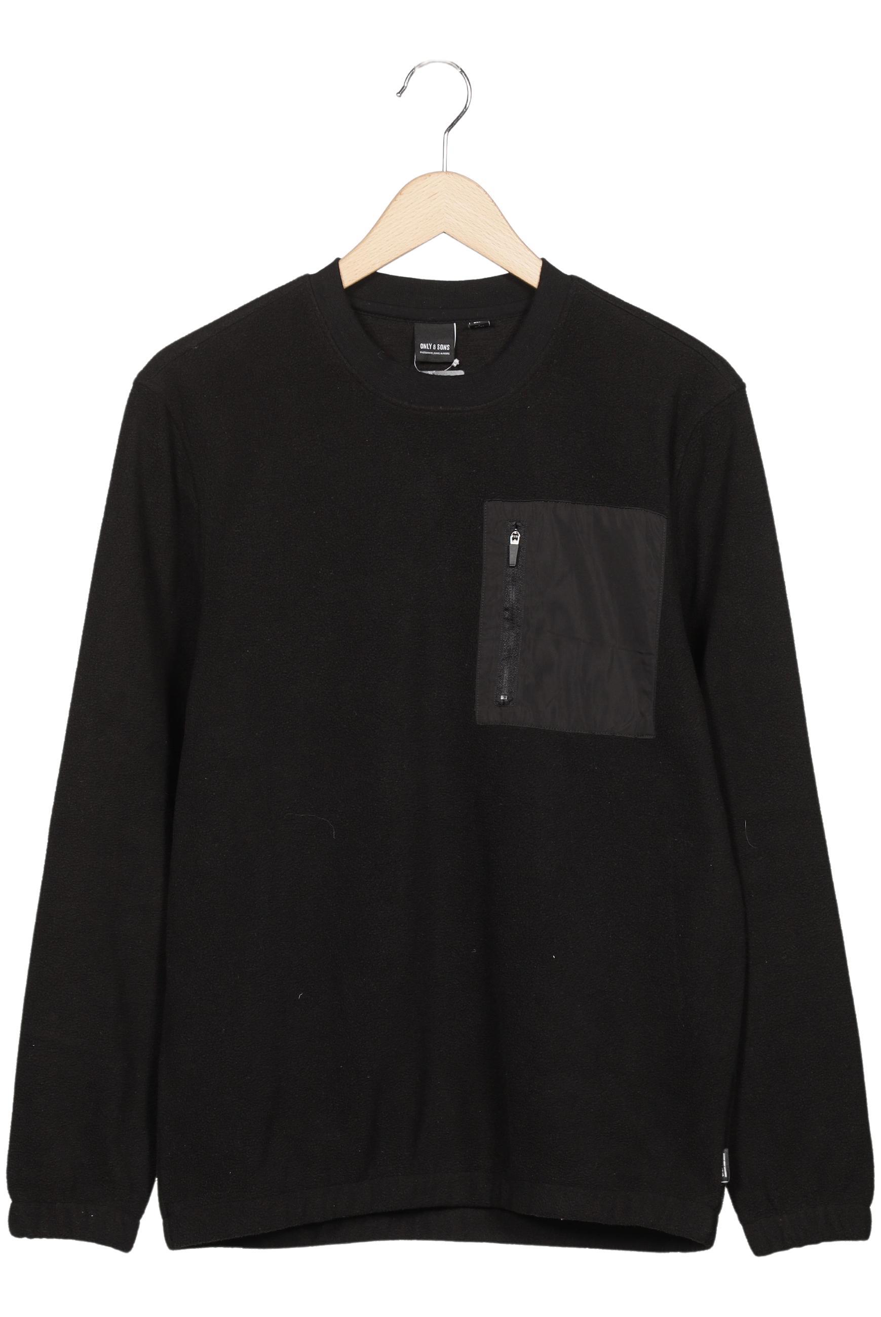 Only & Sons Herren Sweater, Schwarz, Gr. S