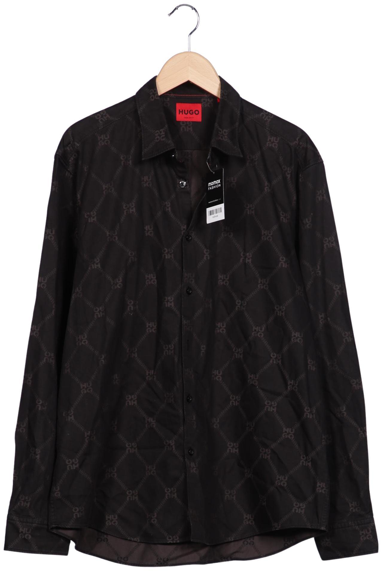 Hugo by Hugo Boss Herren Hemd, Schwarz, Gr. XXL
