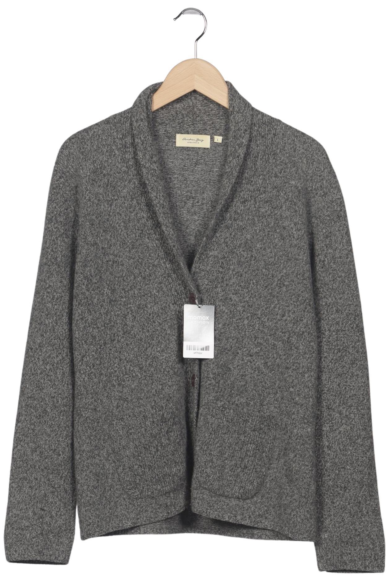 Christian Berg Damen Strickjacke, Grau, Gr. L