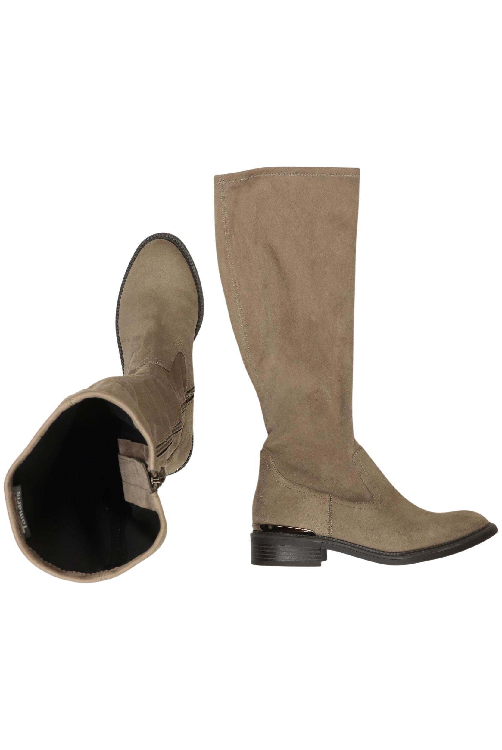 Tamaris Damen Stiefel, Beige, Gr. EU 38
