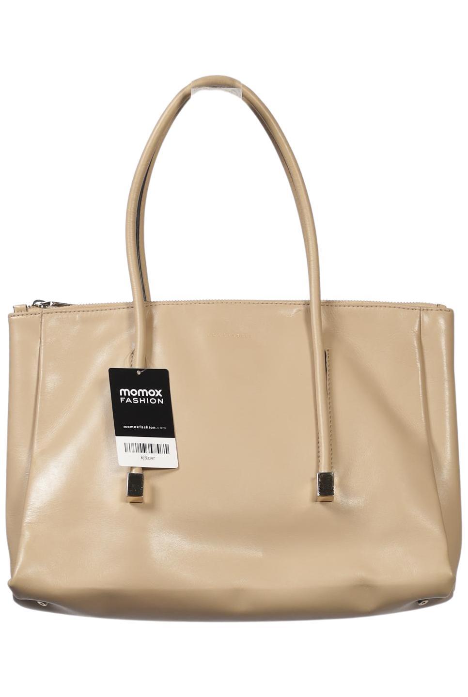 Coccinelle Damen Handtasche gross Leder, Beige, Gr.