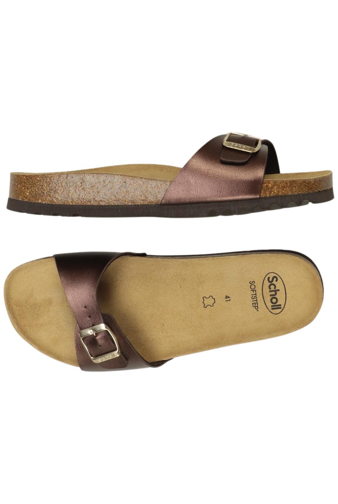 Scholl Damen Sandalen, Braun, Gr. EU 41