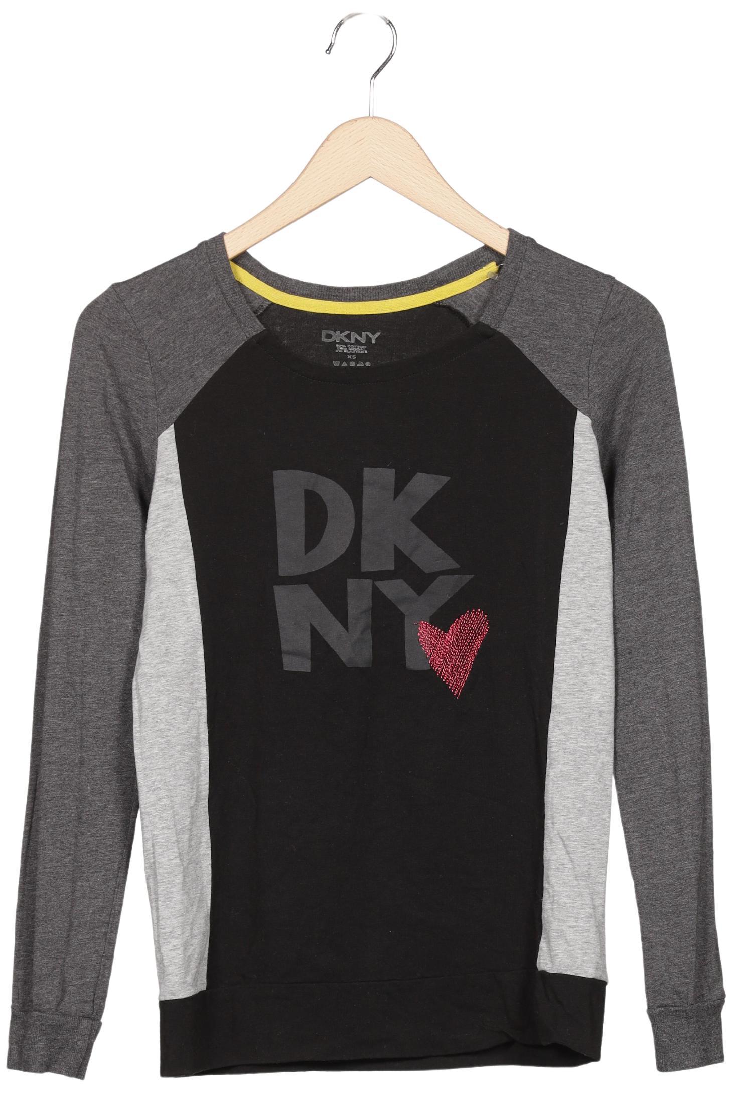 Dkny by Donna Karan New York Damen Langarmshirt, Mehrfarbig, Gr. XS