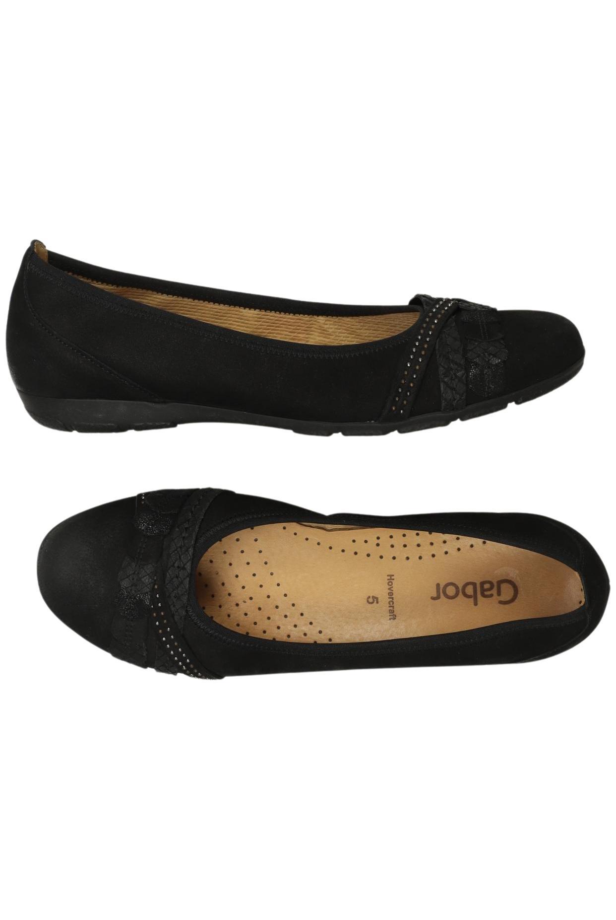 Gabor Damen Ballerina, Schwarz, Gr. UK 5