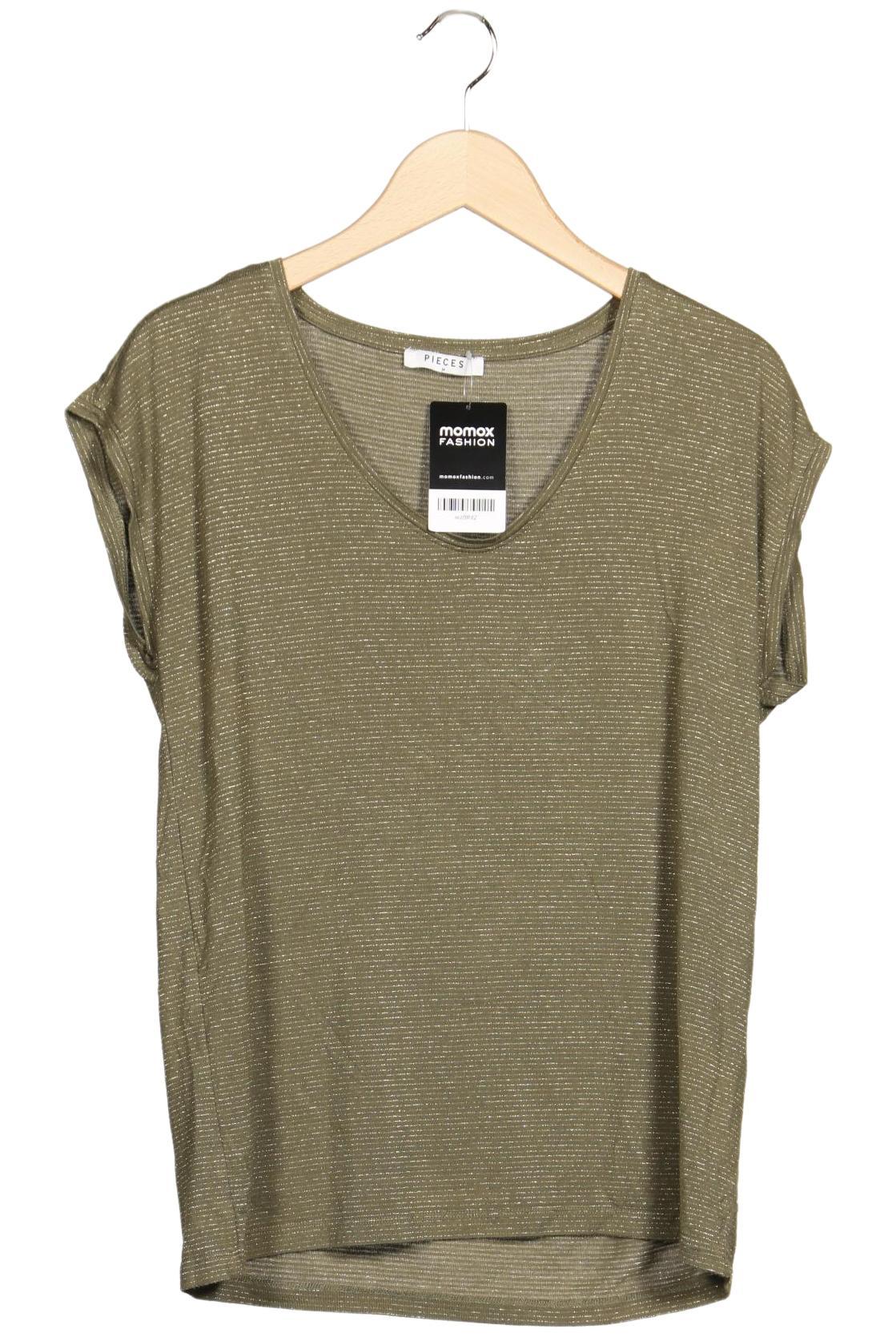 pieces Damen T-Shirt, Grün, Gr. M