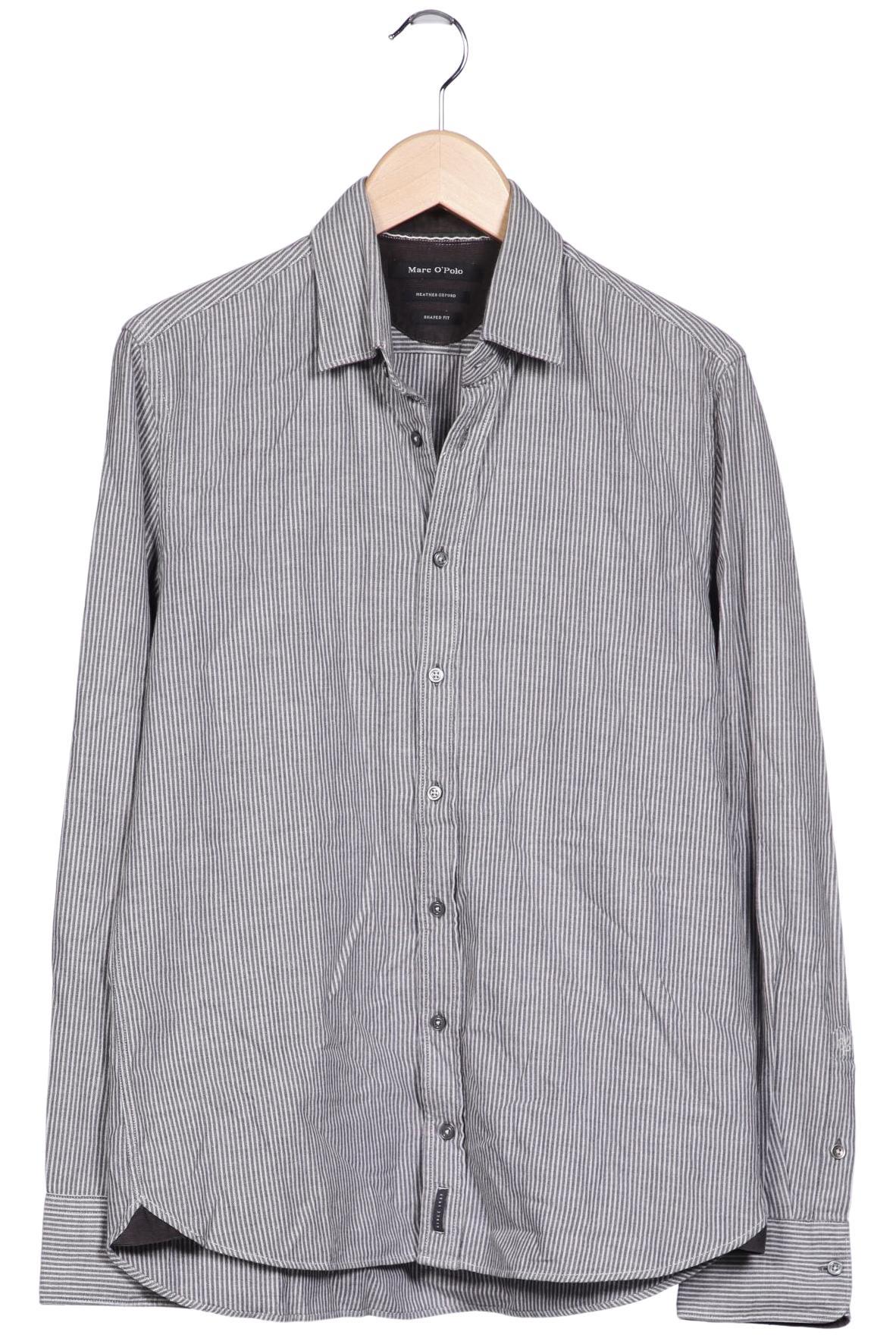 Marc O Polo Herren Hemd, Grau, Gr. EU 39
