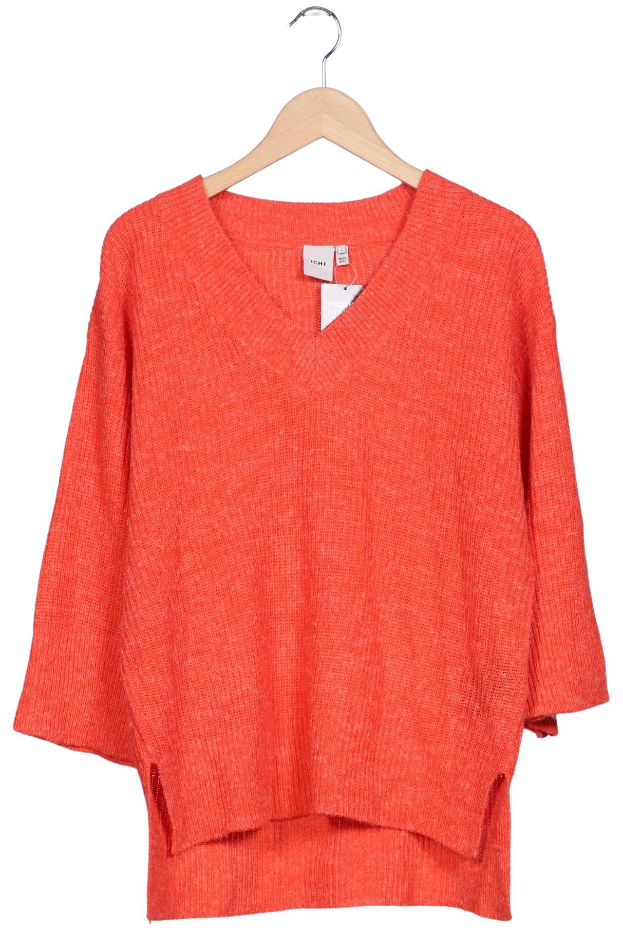 Ichi Damen Pullover, Orange, Gr. L