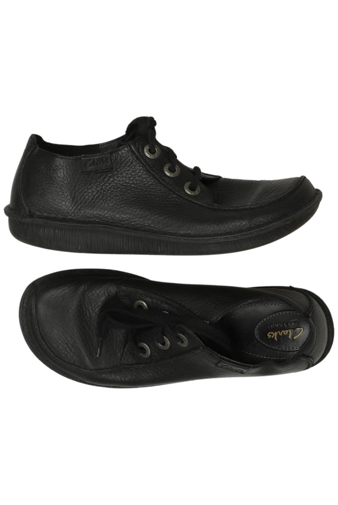 Clarks Damen Halbschuh, Schwarz, Gr. UK 7.5