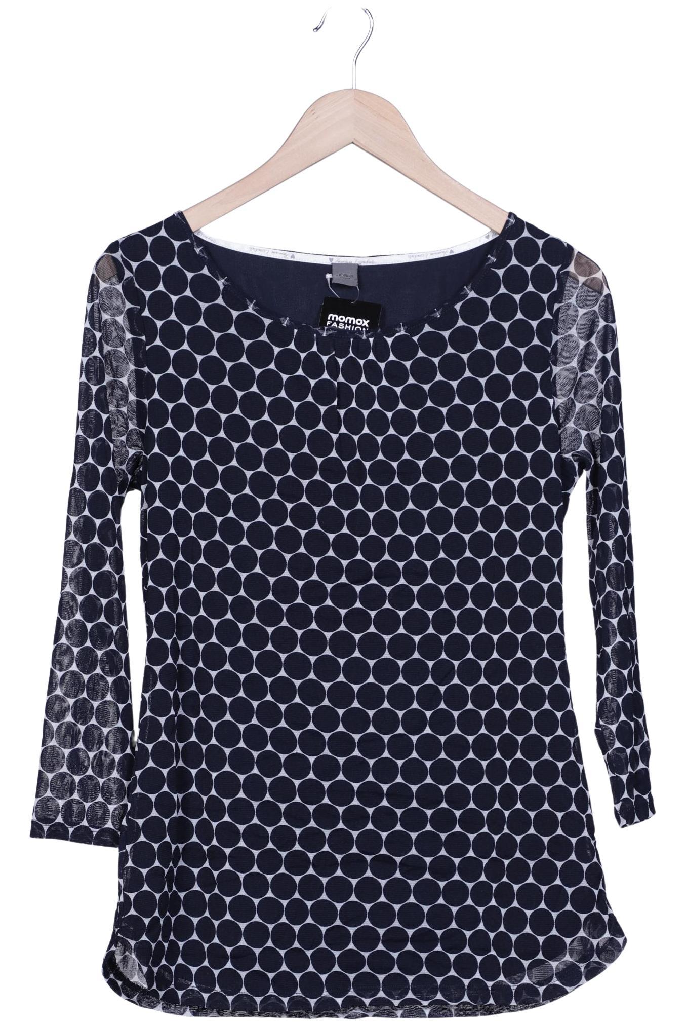 s.Oliver Damen Langarmshirt, Mehrfarbig, Gr. EU 40