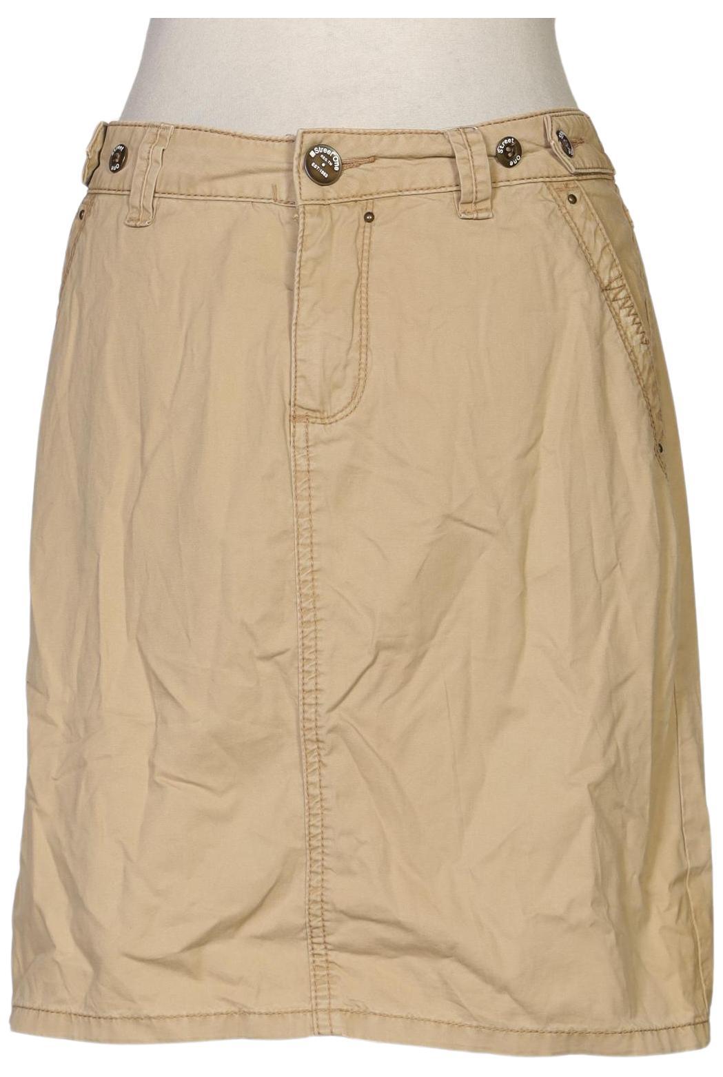 Street One Damen Rock, Beige, Gr. EU 38
