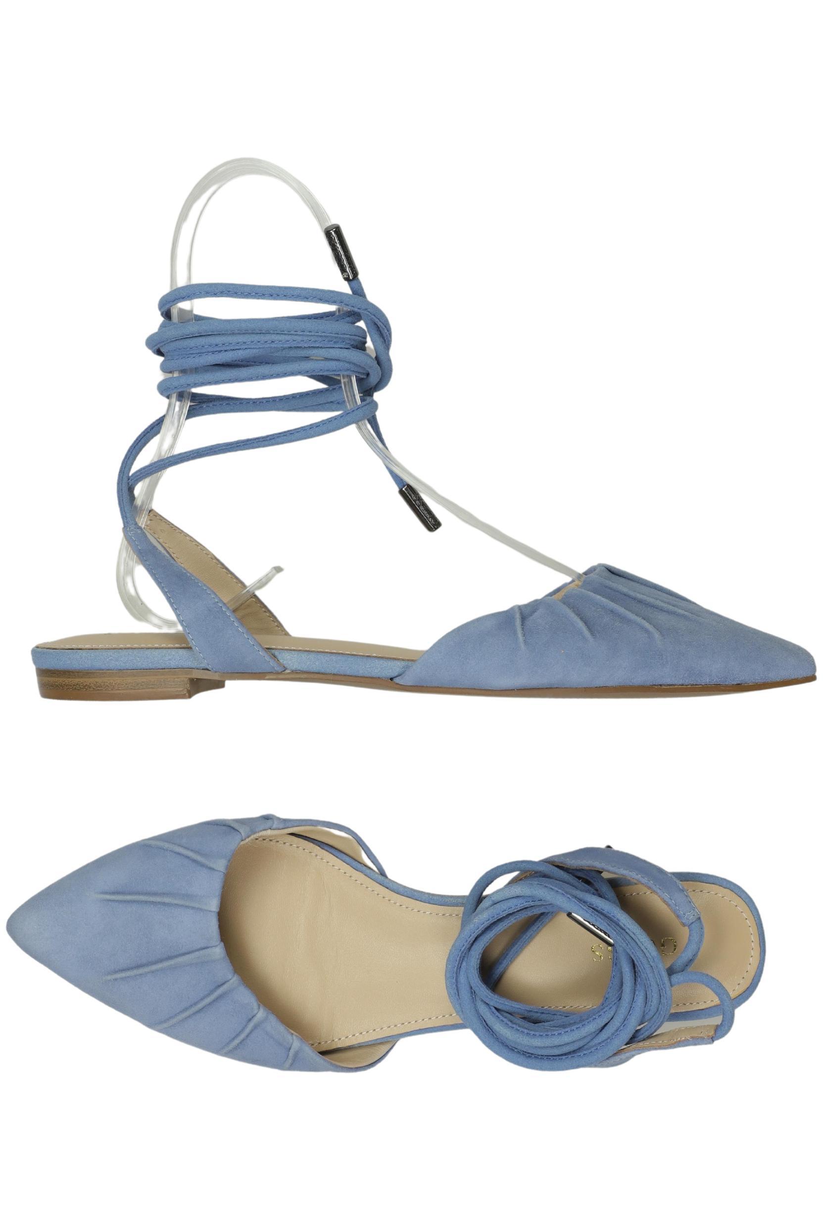 Guess Damen Ballerina, Hellblau, Gr. EU 39